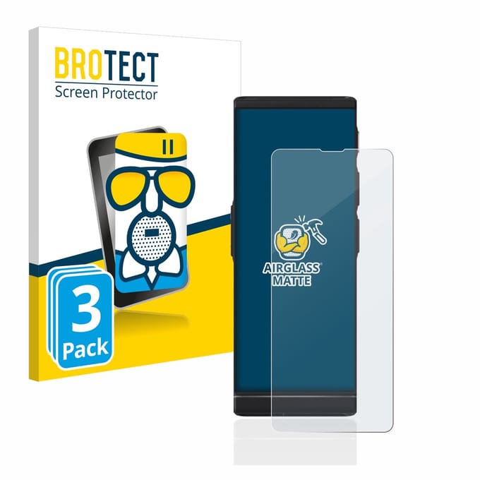 BROTECT - Screenprotector voor Vasco Translator V4 - Folie Beschermfolie Beschermglas matte 3 Stuks