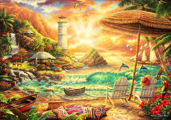 Bluebird Puzzle Love the Beach - legpuzzel 1000 stukjes strand.
