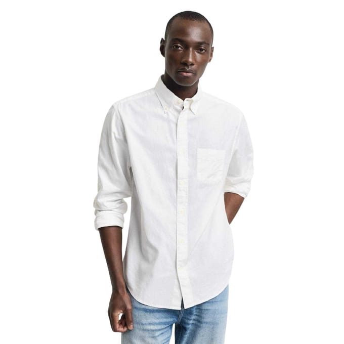 Gant Heren Fit Archive Button-Down overhemd (Crème)