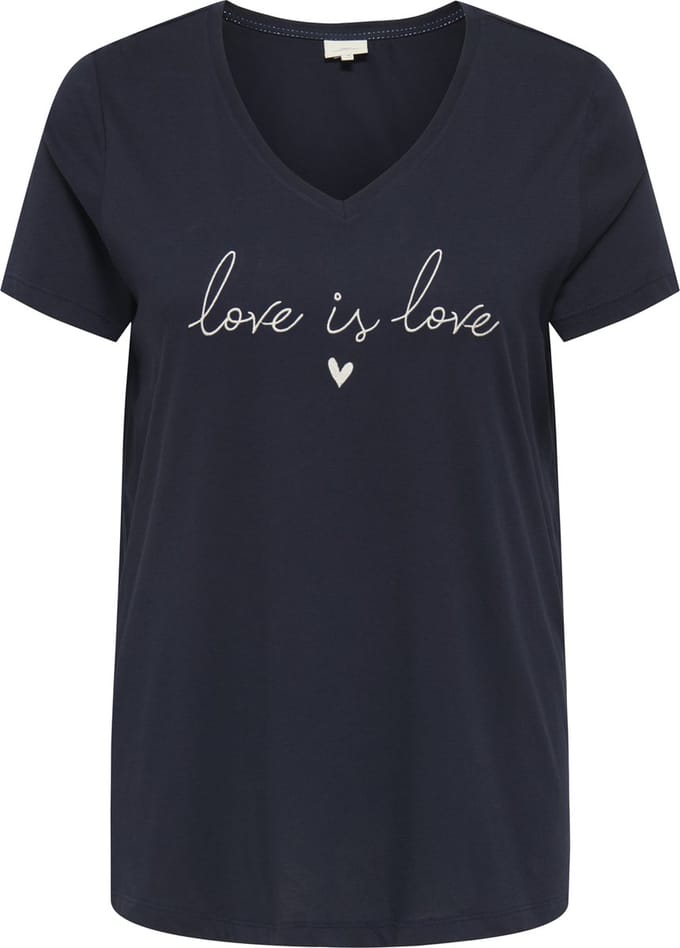 ONLY CARMAKOMA - CARKALLIE LIFE SS V-NECK A-SHAPE TEEJRS - Meisjes - T-shirts