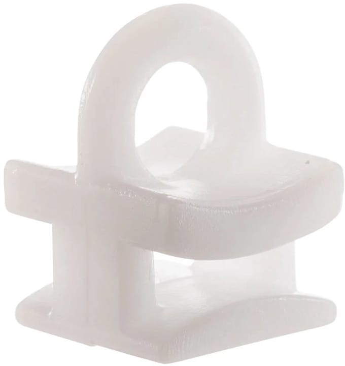 gordijn runners glijders breedspoor - met 6 mm gleuf) rail 10 stuks