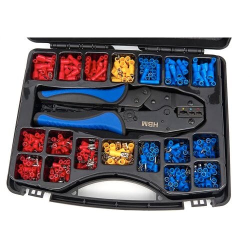 HBM 552 Delige Professionele Kabelkrimptang Set