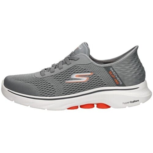 Skechers Slip-ins Go Walk 7 - Free Hand 2 - Heren Instappers - Grijs