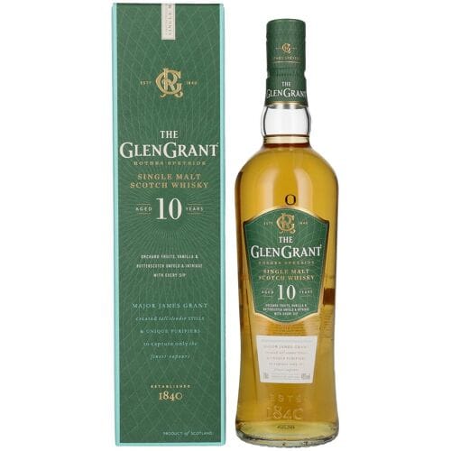 Glen Grant 10 Years Old Single Malt 40% Vol. 0,7l in geschenkverpakking