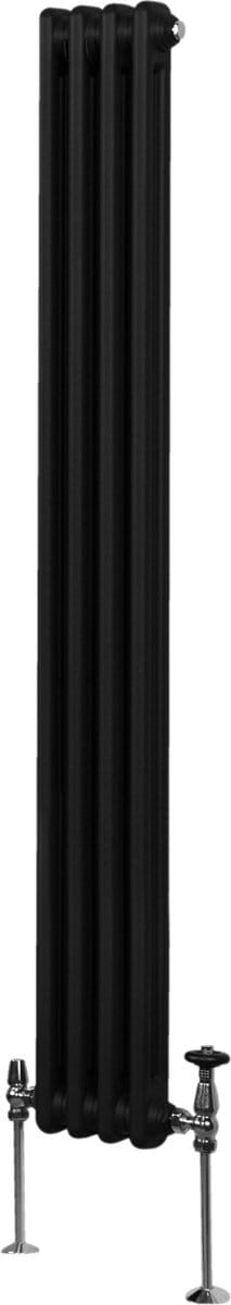 Traditionele 2-kolomsradiator - zwart - 1800x202 mm - 2121 btu