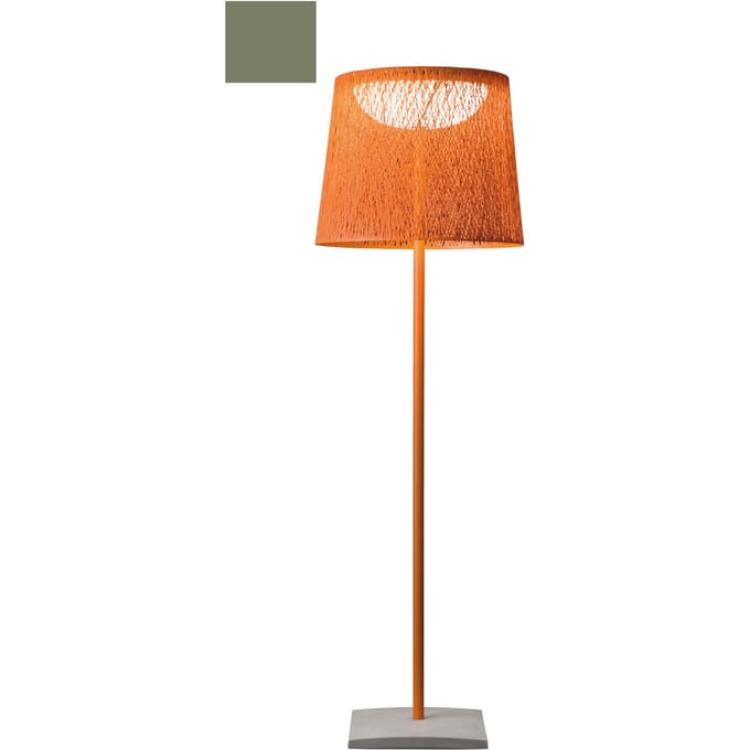 Vibia - Wind Vloerlamp - groen - smal - Ø 60 cm