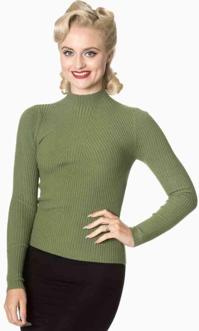 Dancing Days - LETS TANGO POLO Longsleeve top - L - Groen