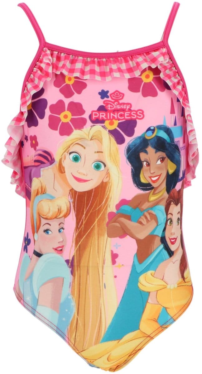 Princess Badpak - Maat 122/128- Roze - Badpak Meisjes