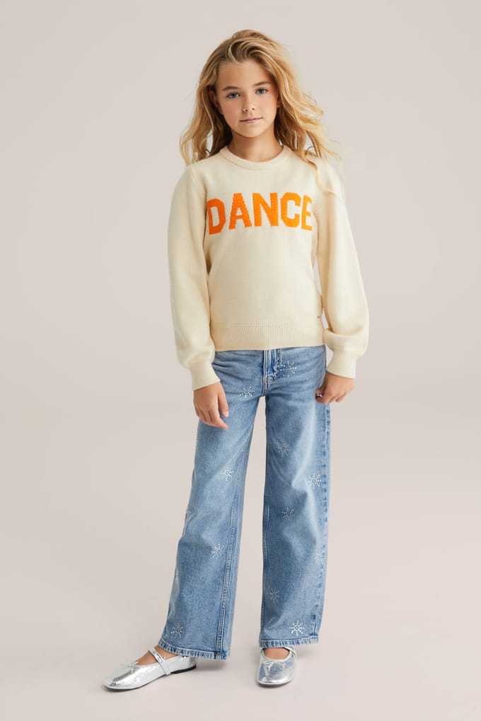 We Fashion Knitted Pullover Beige Größe: 170/176 | Strickjacken Outlet | kids | Braun