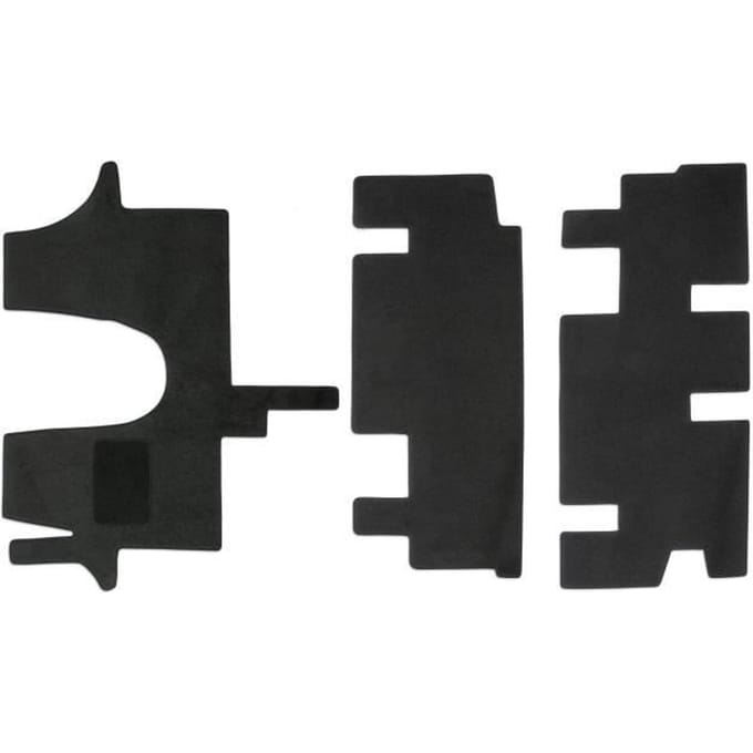 Tapis de sol - VW - T6 Multivan - Velours noir - 4 pièces - Ajustement précis