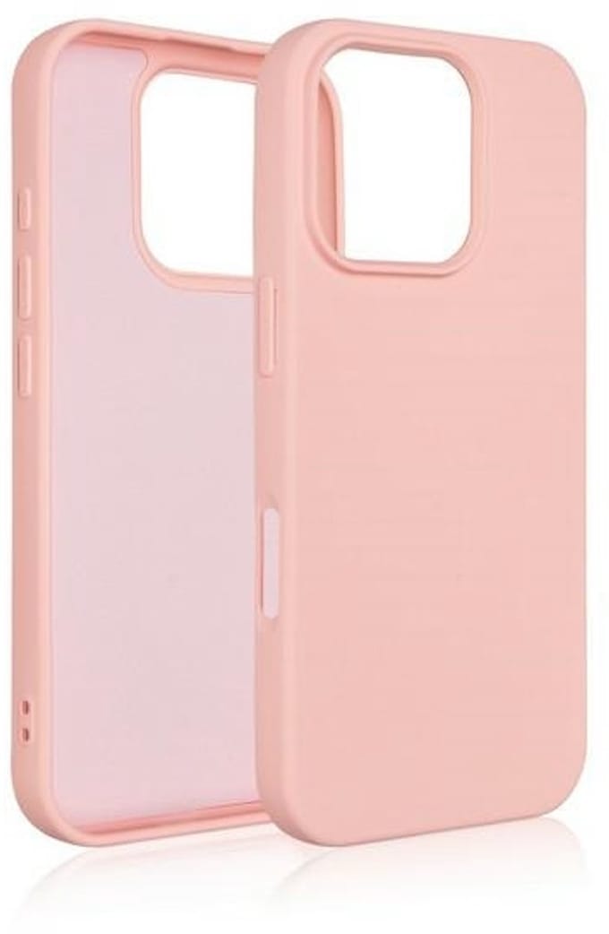 Beline Serie - Siliconen Hoesje - iPhone 16 Pro - Roze-goud - Elegant Ontwerp