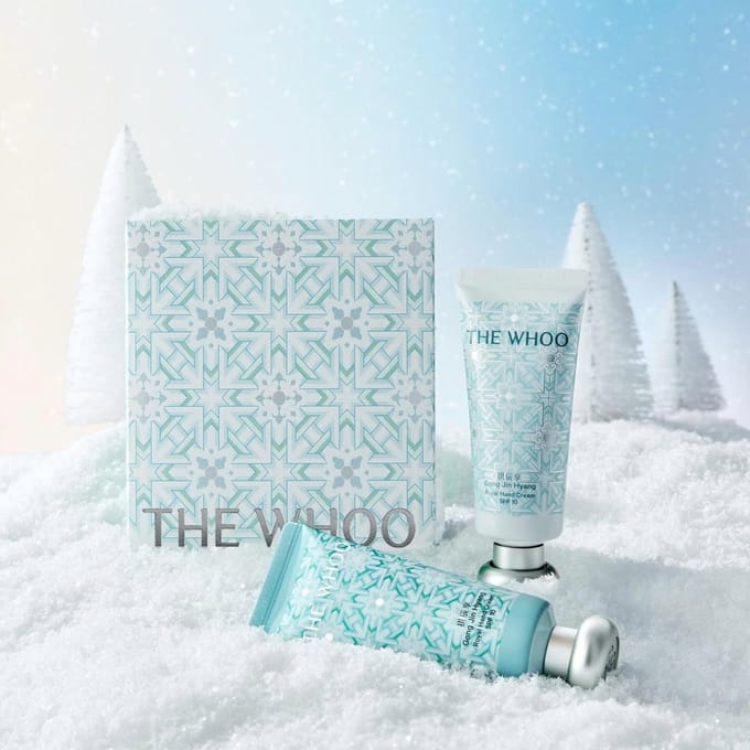 The Whoo Gongjinhyang Royal Hand Cream Special Set 60mlX2 white