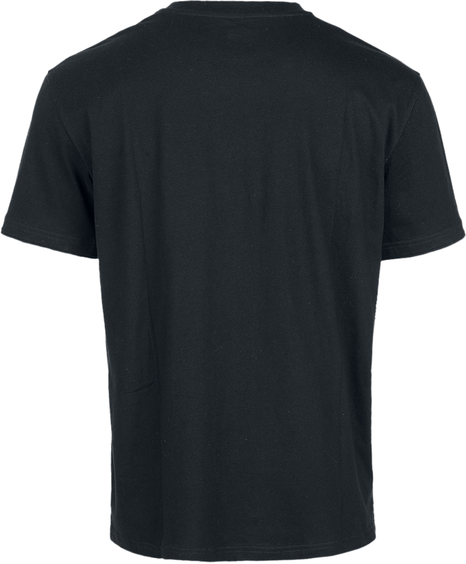 R.E.D. Rock-Engineered Design zwart basic T-shirt van zachte katoen - Heren - M