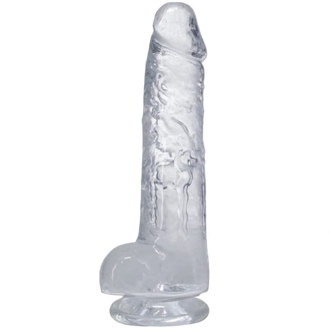 Doc Johnson - Transparante dildo met zuignap - 20.3 cm