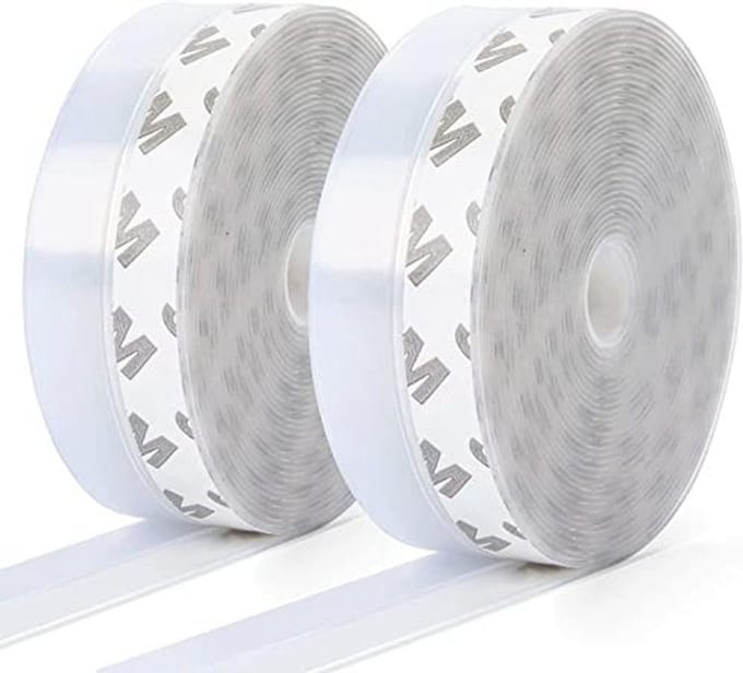 Siliconen Deurstrip 8m 35mm - 2 Stuks - Zelfklevend, Stofdicht, Weerbestendig