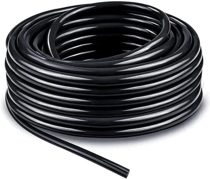 Druppelslang - Irritatiebuis - Tuin besproeien - Hogedrukbestendig - 12mm 100m - Zwart