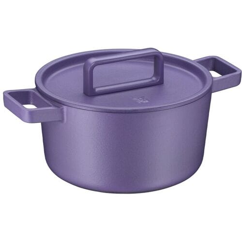 WMF FLAVOUR - kookpot - Ø 240mm - Gietijzer - 5.2 liter - incl. deksel - Paars