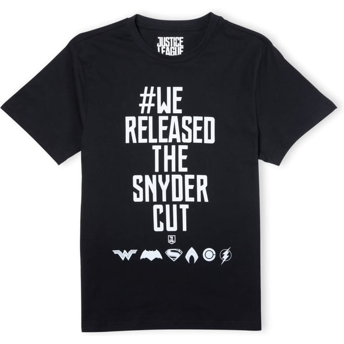Justice League We Released The Snyder Cut Unisex T-Shirt - Black - S