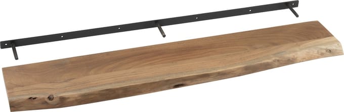 J-Line wandplank Gerard - hout - naturel - large