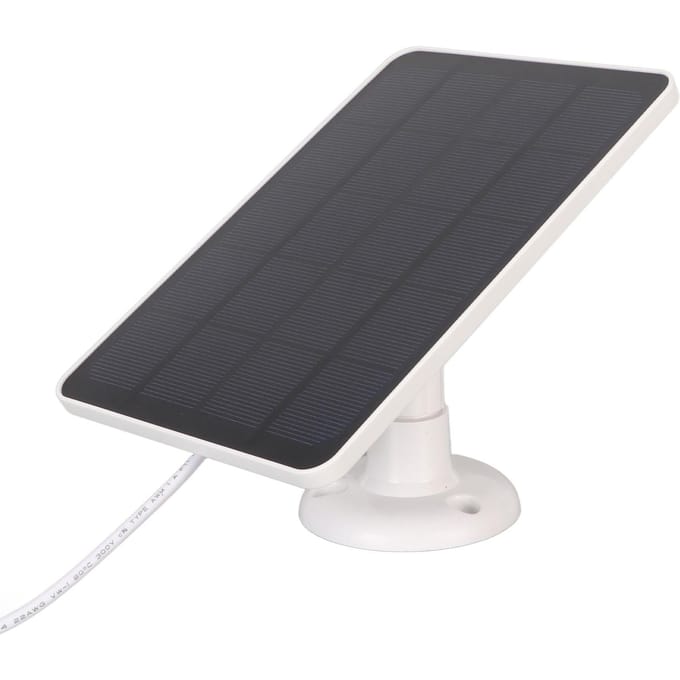Camera Zonnepaneel IP65 Waterdicht Camera Oplader 5V 4W Hoge Efficiëntie voor Micro USB C Wit wit