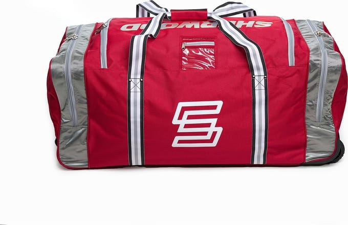 IJshockey roltas / wheelbag rood maat S Sherwood COD IV
