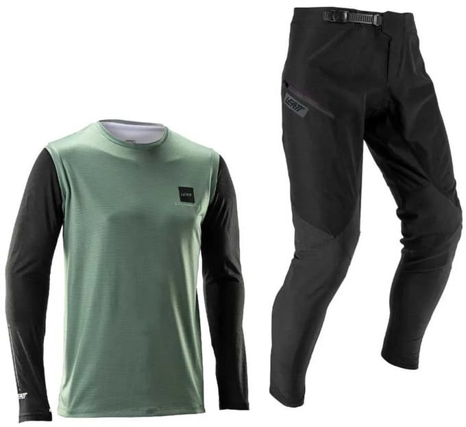 Leatt Gravity 1.0 T-shirt Met Lange Mouwen Groen 2XL Man