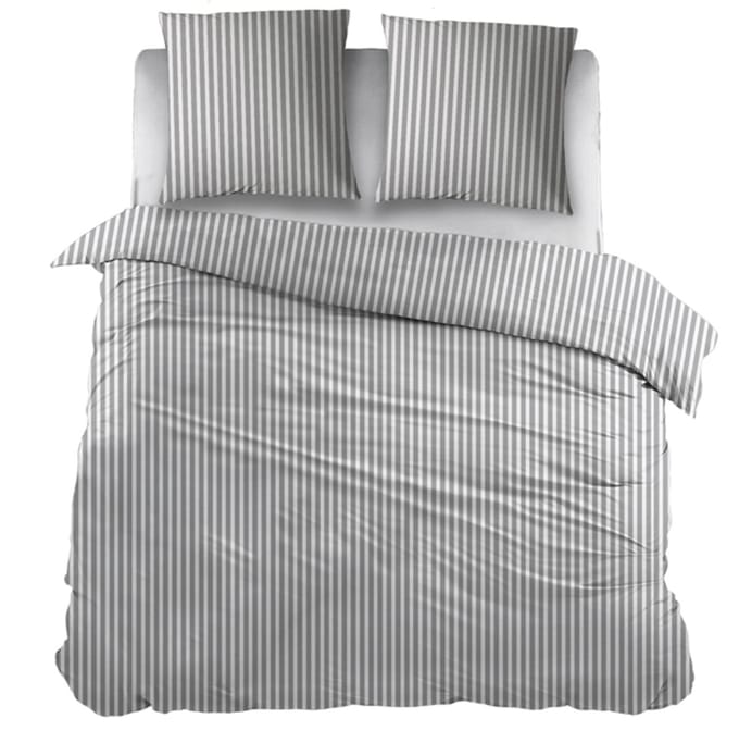Snoozing Carine Dekbedovertrek - Extra breed - 260x200/220 cm - Grey