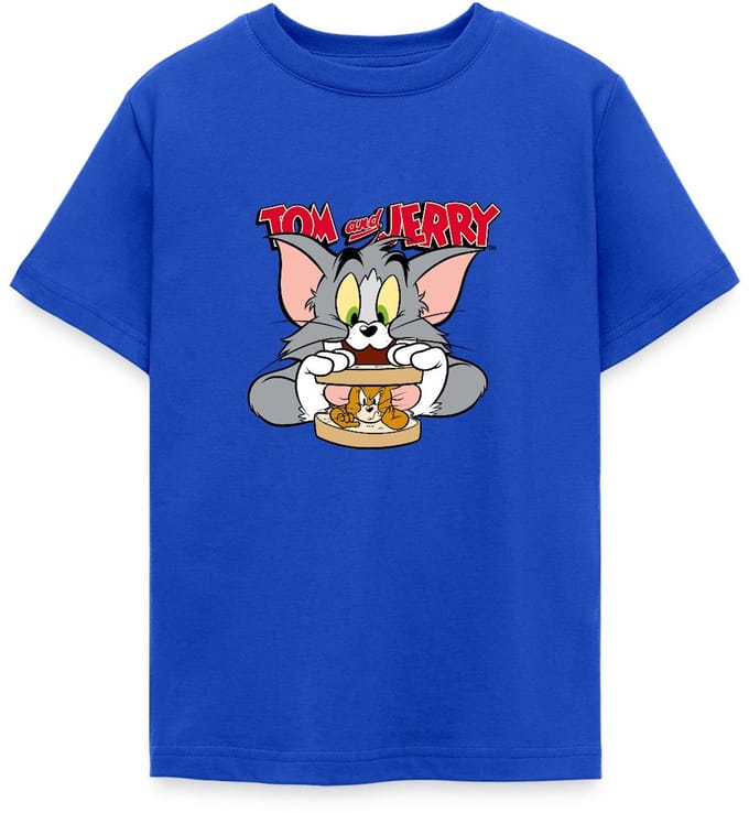 Tom En Jerry Sandwich Muis Broodje T-Shirt Tiener