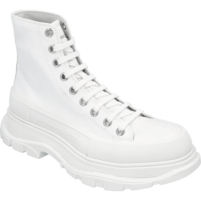 Alexander McQueen Tread Slick Boot in Wit