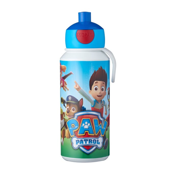 Mepal Pop-up drinkfles Campus - 400 ml - Sluit goed af - Drinkbeker voor kinderen - Paw Patrol Pups