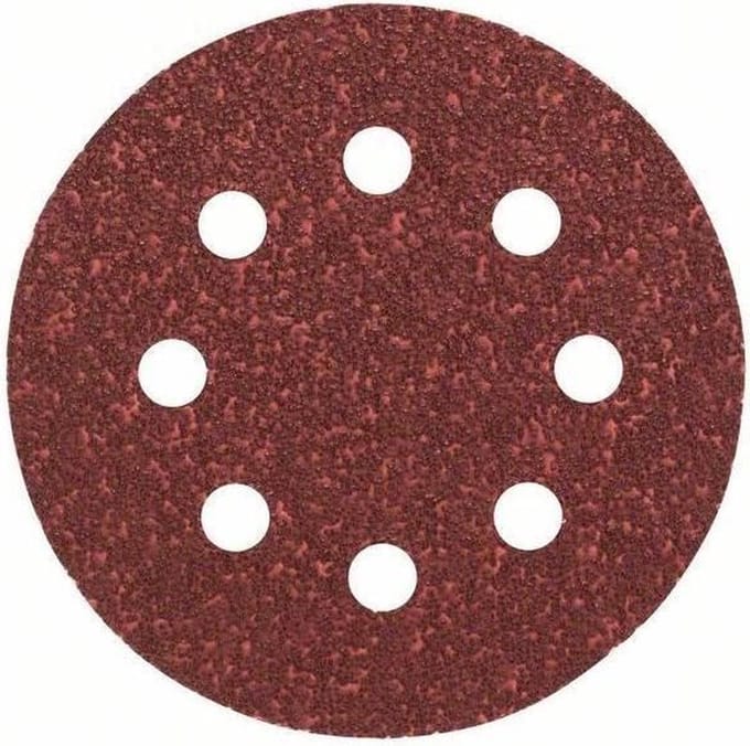 Bosch Accessories 2609256A15 Excenterschuurpapier Met klittenband, Geperforeerd Korrelgrootte (num) 40 (Ø) 115 mm 5 stuk(s)