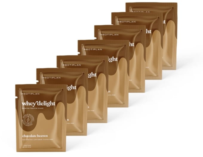 Protiplan | Whey Protein Delight | Chocolate Heaven | 7 Stuks | 7 x 25 g