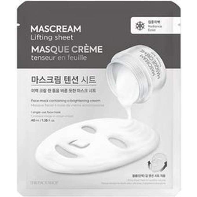 THE FACE SHOP - Mascream Lifting Sheet - 4 Types #01 Radiance