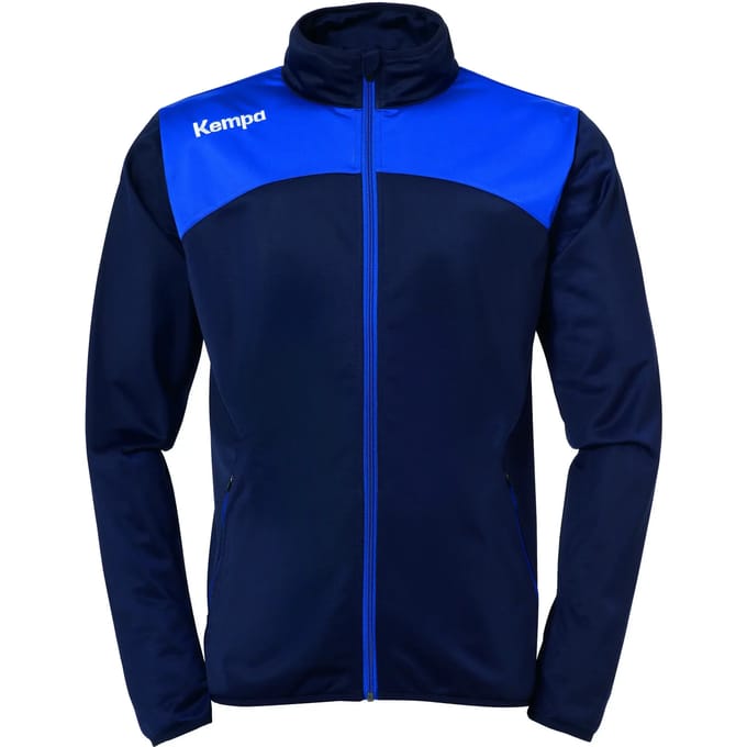 Kempa Emotion 2.0 Polyesterjack Kind Marine Blauw-Royal Blauw Maat 128