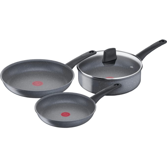 Tefal Healthy Chef Koekenpannenset 24 + 28 cm + hapjespan 24 cm + deksel