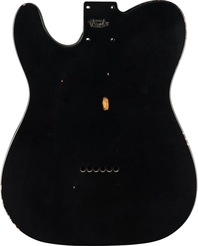 Fender Road Worn 50's Telecaster SS Alder Body Black - Gitaaronderdeel