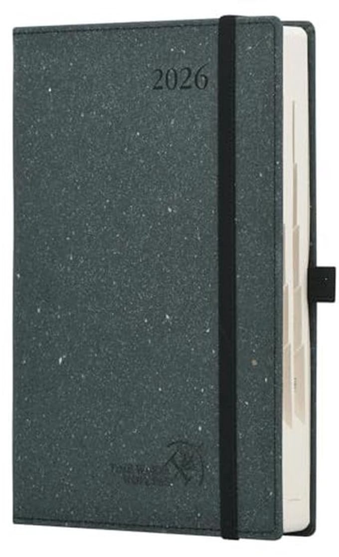 Dagelijkse Planner 2026 A5 - 1 Dag 1 Pagina Agenda met Harde Kaft en 80 GSM Papier