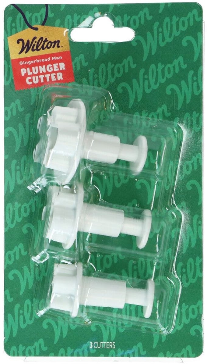 Wilton Plunger Uitsteker Peperkoekman set/3