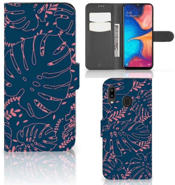Samsung Galaxy A30 Hoesje Palm Leaves