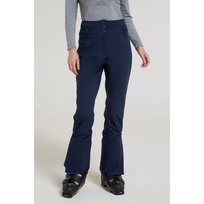 Mountain Warehouse Dames/Dames Avalanche RECCO Hoge Taille Skibroek (Donkerblauw)