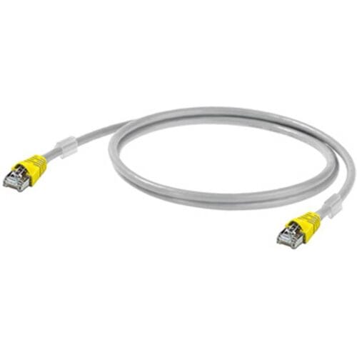 Weidmüller RJ45 (cross) Netwerkkabel Aansluitkabel CAT 6A S/FTP 15.00 m Grijs UL gecertificeerd, Vlambestendig, Snagless