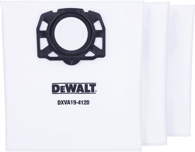 DeWalt Serie - Stofzuigerzak - 20-30L - 3 Stuks - Synthetische Vezel