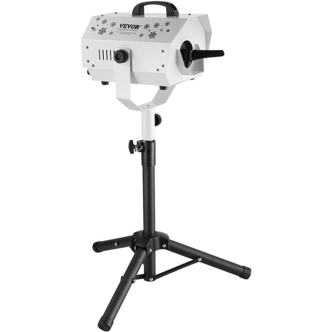 Machine à Neige 1200W Machine à Neige avec Support Réglable en Hauteur
