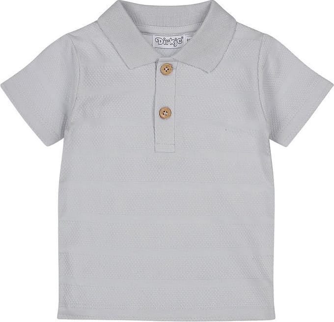 Dirkje Jongens Poloshirt - Light blue