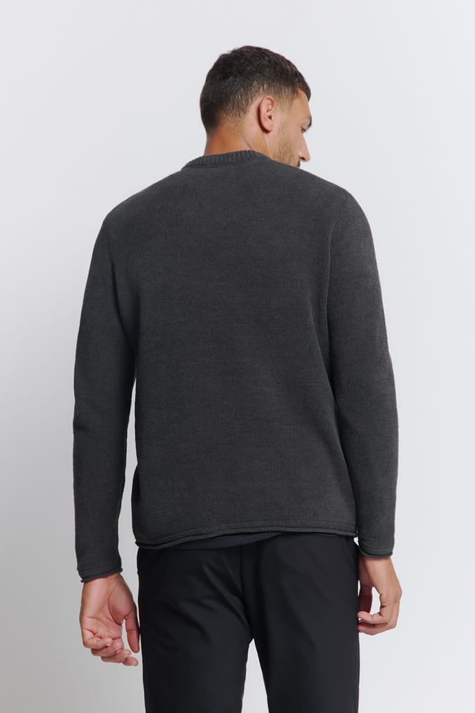 No Excess Pullover Crewneck Super Soft Dark Grey Größe: XXL | Pullover Outlet | Herren | Grau