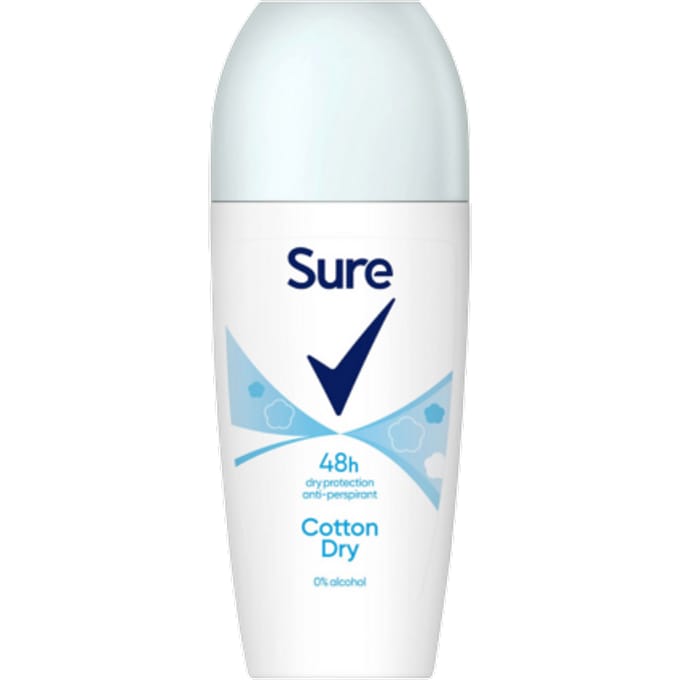 Sure Roll-On Deoderant 48h Cotton Dry - 50ml