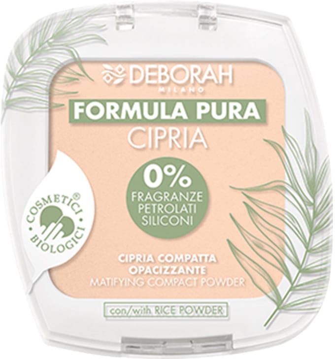 Deborah Milano Formula Pura Gezichtspoeder | Beige 02 (10 gr)