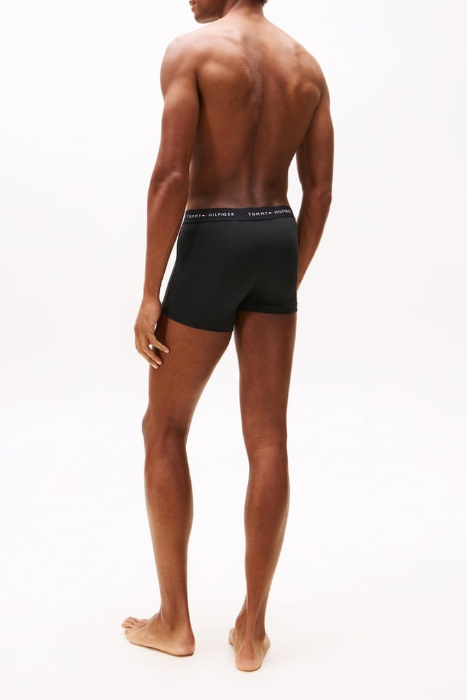 Tommy Hilfiger 3-pack Signature Trunks Black Größe: S | Unterhosen Outlet | Herren | Schwarz