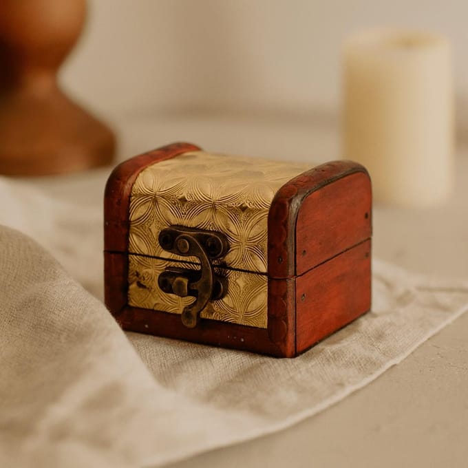 Mini Colonial Boxes - Goud