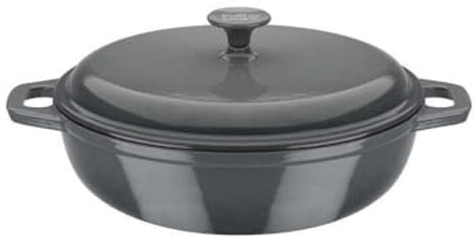 Gietijzeren Stoofpan 30 x 9 cm - Ideaal voor Gezond Koken